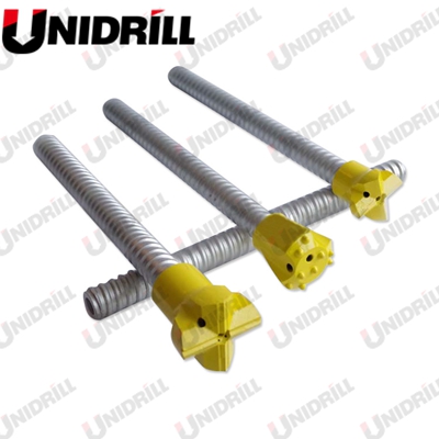 T40  Self-Drilling Anchor Bolt for Mining, Tunneling And Civil Construction