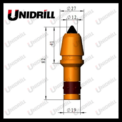 BSK17 19mm Foundation Drilling Carbide Tipped Auger Teeth