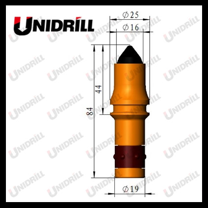 C23 19mm Pipeline Trenching Conical Pick Unidrill Trencher Tool