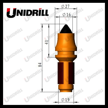 RL08 19mm Unidrill Foundation Bucket Teeth For Cutting In Abrasive Conditions